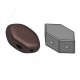 Les perles par Puca® Paros Perlen Dark Bronze Mat 23980/84415